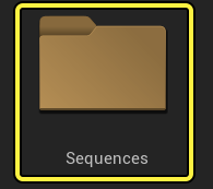 Create a folder for your min-game animations and name it Sequences.