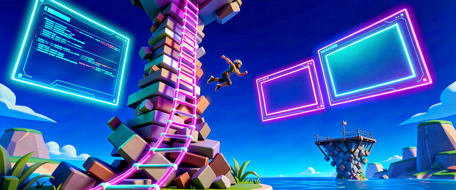 Only Up: Building a Vertical Parkour Climb in UEFN