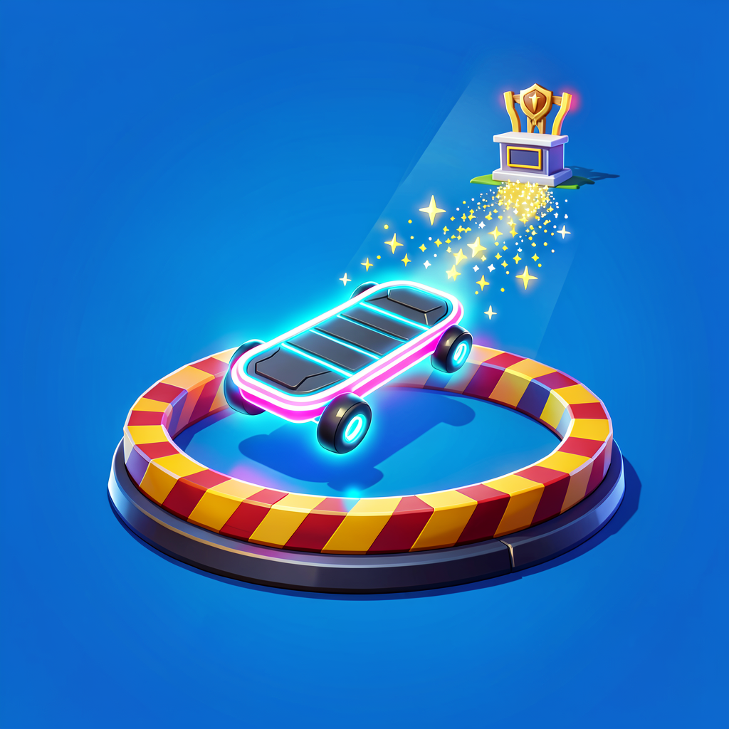 Build a Hoverboard Race: Speed, Checkpoints, and Victory!
