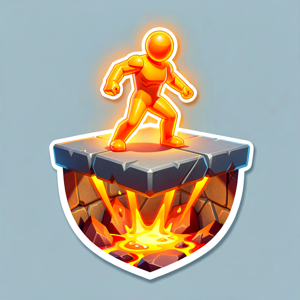 The Lava Eliminator: Kick Losers into the Pit!