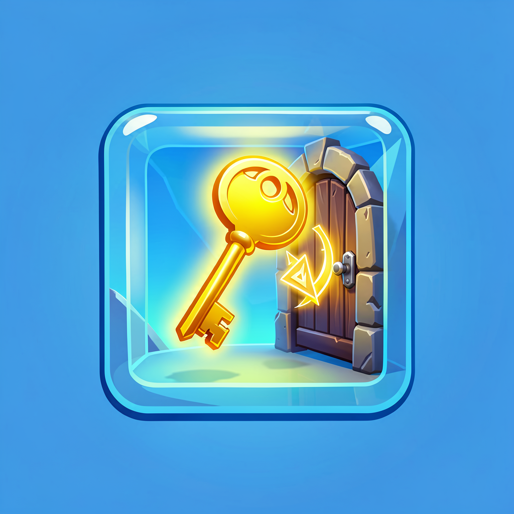 Unlock the Secret Door with a Key Item