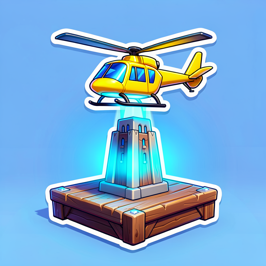 Sky High: Building a Helicopter Rescue Island