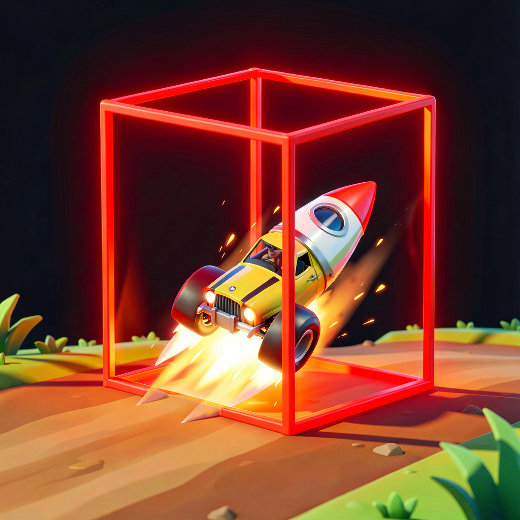 Build a Rocket Racing Minefield!