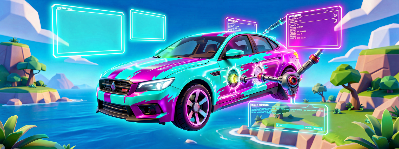 Change the Car's Colours: Cycling the paint