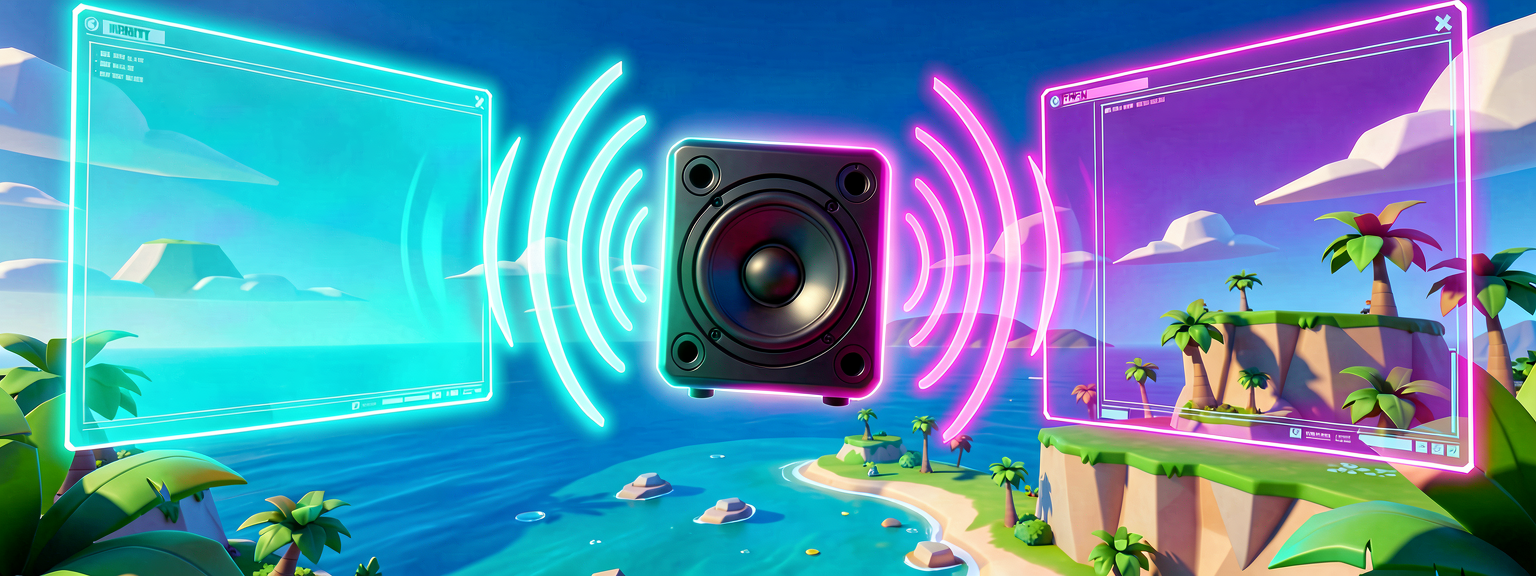 Turn Up the Atmosphere: Positional & Ambient Sound: The one idea: sound lives on a device
