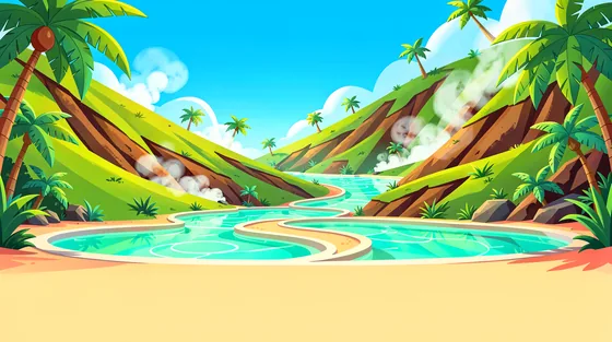 Hot-Spring Terraces
