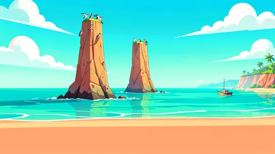 Sea-Stack Pillars