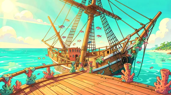 Sunken Ship Deck